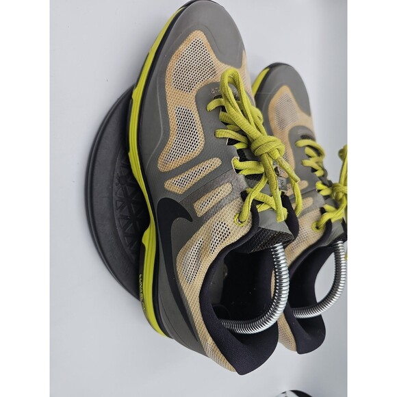Nike Lunar Ascend II spikeless golf shoes in a Grey/Black/Venom Green Sz 8.5 main image 5
